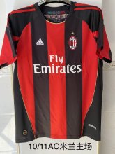10/11 AC Milan Home Retro Jersey