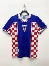 1998 Croatia Away Retro Soccer Jersey