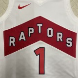 NBA Men Toronto Raptors White #1 McGRADY Jersey High Quality Name and Number Print