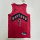 NBA Men Toronto Raptors Red #1 McGRADY Jersey High Quality Name and Number Print