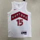 NBA Men Toronto Raptors White #15 CARTER Jersey High Quality Name and Number Print