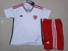22/23 Welsh Away Kids World Cup Jersey