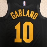 NBA Season 2023 Men Cleveland Cavaliers Black with Jordan Logo #10 GARLAND Jersey High Quality Name and Number Print
