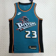 NBA Season 2023 Detroit Pistons Retro Green #22 IVEY Jersey High Quality Name and Number Print