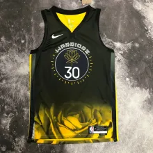 NBA Men Season 2023 Golden State Warriors Black #30 CURRY Jersey High Quality Name and Number Print