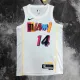 NBA Men Season 2023 Miami Heat White #14 HERRO Jersey High Quality Name and Number Print