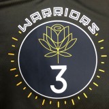 NBA Men Season 2023 Golden State Warriors Black #3 POOLE Jersey High Quality Name and Number Print