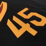NBA Season 2023 Men Cleveland Cavaliers Black with Jordan Logo #45 MITCHELL Jersey High Quality Name and Number Print