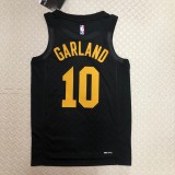 NBA Season 2023 Men Cleveland Cavaliers Black with Jordan Logo #10 GARLAND Jersey High Quality Name and Number Print