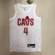 NBA Season 2023 Men Cleveland Cavaliers White #4 MOBLEY Jersey High Quality Name and Number Print