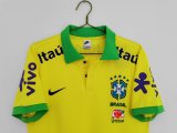 22/23 Brazil Yellow Polo Jersey Thai Quality