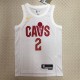 NBA Season 2023 Men Cleveland Cavaliers White #2 IRVING Jersey High Quality Name and Number Print