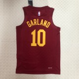 NBA Season 2023 Men Cleveland Cavaliers Red #10 GARLAND Jersey High Quality Name and Number Print
