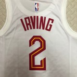 NBA Season 2023 Men Cleveland Cavaliers White #2 IRVING Jersey High Quality Name and Number Print