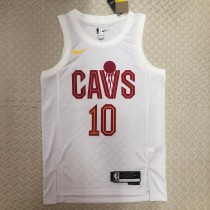NBA Season 2023 Men Cleveland Cavaliers White #10 GARLAND Jersey High Quality Name and Number Print