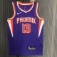 NBA Men 75 Anniversary Phoenix Suns Purple #13 NASH Jersey High Quality Name and Number Print