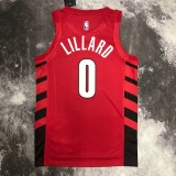 NBA Season 2023 Portland Trail Blazers Red with Joran Logo #00 ANTHONY Jersey High Quality Name and Number Print