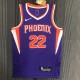 NBA Men 75 Anniversary Phoenix Suns Purple #22 AYTON Jersey High Quality Name and Number Print