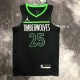 NBA Men Season 2023 Minnesota Timberwolves Black with Jordan Logo #25 ROSE Jersey High Quality Name and Number Print