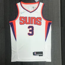 NBA Men 75 Anniversary Phoenix Suns White #3 PAUL Jersey High Quality Name and Number Print