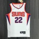 NBA Men 75 Anniversary Phoenix Suns White #22 AYTON Jersey High Quality Name and Number Print