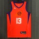 NBA Men Phoenix Suns Orange with Jordan Logo #13 NASH Jersey High Quality Name and Number Print