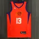 NBA Men Phoenix Suns Orange with Jordan Logo #13 NASH Jersey High Quality Name and Number Print