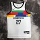 NBA Men Season 2023 Minnesota Timberwolves White #27 GOBERT Jersey High Quality Name and Number Print