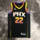 NBA Men Season 2023 Phoenix Suns Black with Jordan Logo #22 AYTON Jersey High Quality Name and Number Print