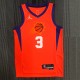 NBA Men Phoenix Suns Orange with Jordan Logo #3 PAUL Jersey High Quality Name and Number Print