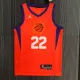 NBA Men Phoenix Suns Orange with Jordan Logo #22 AYTON Jersey High Quality Name and Number Print