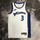 NBA Men Season 2023 Washington Wizards White Retro #3 BEAL Jersey High Quality Name and Number Print