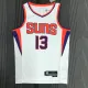 NBA Men 75 Anniversary Phoenix Suns White #13 NASH Jersey High Quality Name and Number Print
