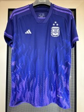 22/23 Argentina Away With 3 Stars World Cup Jersey Fans Version 1:1 Quality