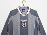 1996 England Away Retro Jersey Long Sleeve