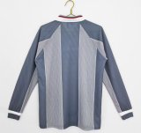 1996 England Away Retro Jersey Long Sleeve