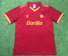 92/94 Roma Home Retro Jersey