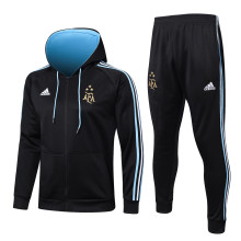 22/23 Argentina Black Jacket Tracksuit Thai Quality