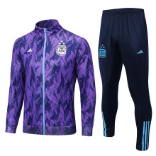 22/23 Argentina Purple Jacket Tracksuit Thai Quality
