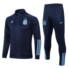 22/23 Argentina Dark Blue Jacket Tracksuit Thai Quality