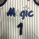 NBA Season Season 93-94 Orlando Magic White #1 HARDAWAY Jersey High Quality Name and Number Print