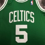 NBA Men Season 07-08 Boston Celtics Retro Green #5 GARNETT Jersey High Quality Name and Number Print
