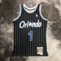 NBA Season Season 03-04 Orlando Magic Black #1 McGRADY Jersey High Quality Name and Number Print