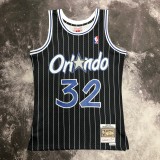 NBA Season Season 94-95 Orlando Magic Black #32 O'NEAL Jersey High Quality Name and Number Print