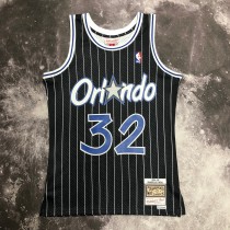 NBA Season Season 94-95 Orlando Magic Black #32 O'NEAL Jersey High Quality Name and Number Print