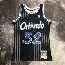 NBA Season Season 94-95 Orlando Magic Black #32 O'NEAL Jersey High Quality Name and Number Print