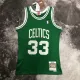 NBA Men Season 85-86 Boston Celtics Retro Green #33 BIRD Jersey High Quality Name and Number Print