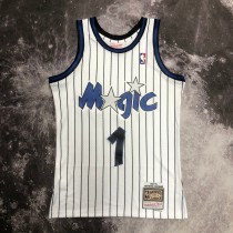 NBA Season Season 93-94 Orlando Magic White #1 HARDAWAY Jersey High Quality Name and Number Print