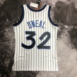 NBA Season Season 93-94 Orlando Magic White #32 O'NEAL Jersey High Quality Name and Number Print