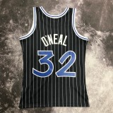 NBA Season Season 94-95 Orlando Magic Black #32 O'NEAL Jersey High Quality Name and Number Print